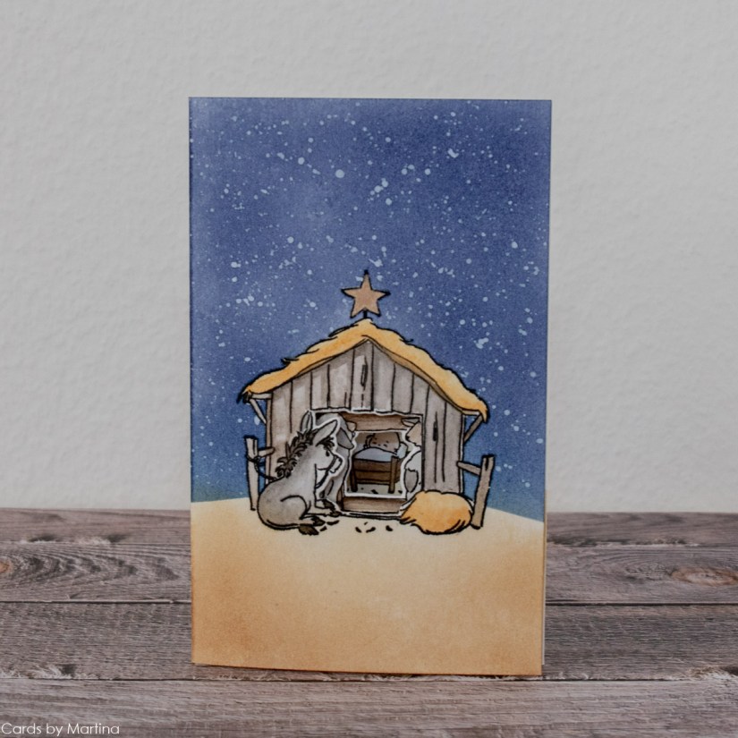 Art Impressions, Nativity MTF, Christmas Card, Cards by Martina